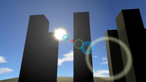Pythonless Lens Flare Effect For BGE With Ray Sensor preview image